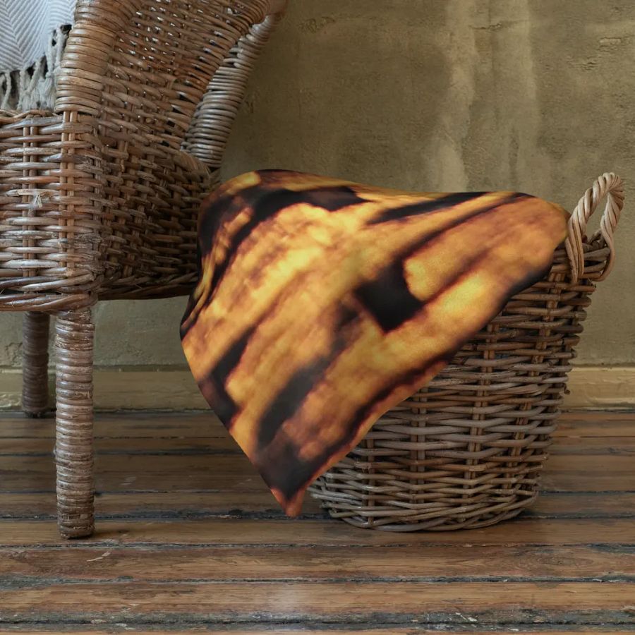 Golden Glow Stone Throw Blanket product image (10)