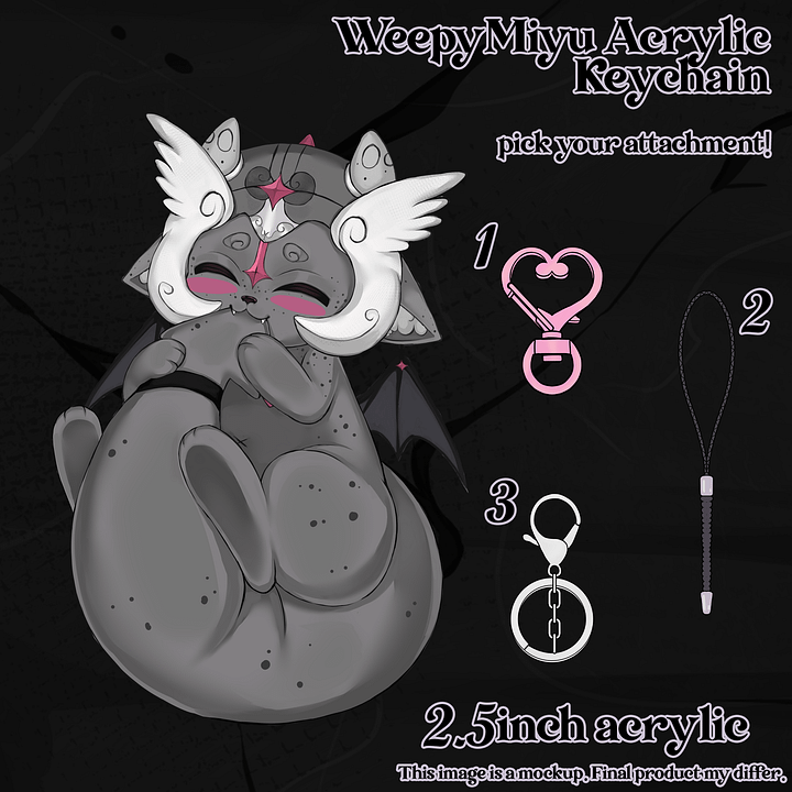 WeepyMiyu Keychain [PREORDER] product image (1)
