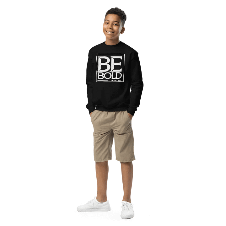BE BOLD Youth Crew Neck Sweatshirt product image (1)