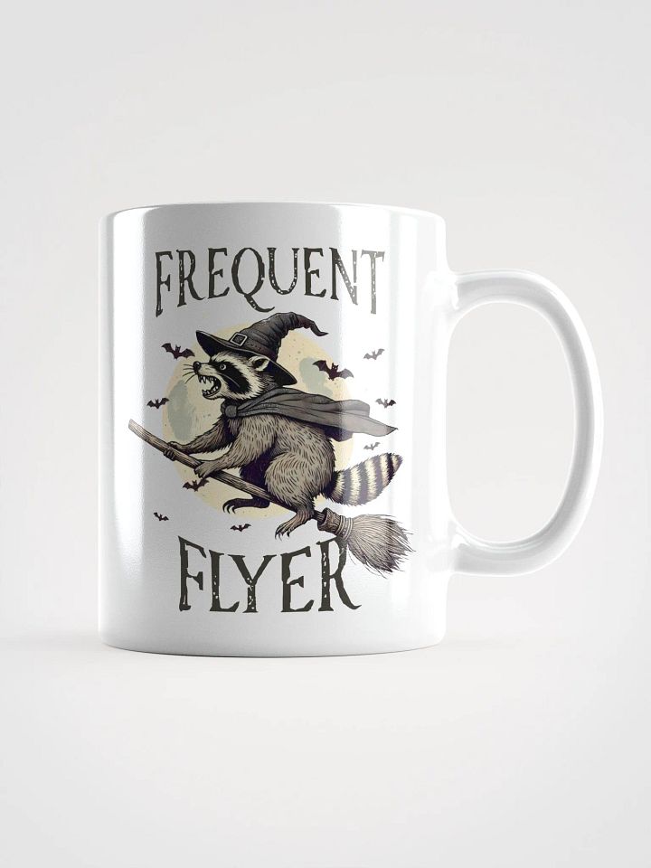 Witchy Raccoon Broomstick Mug product image (1)