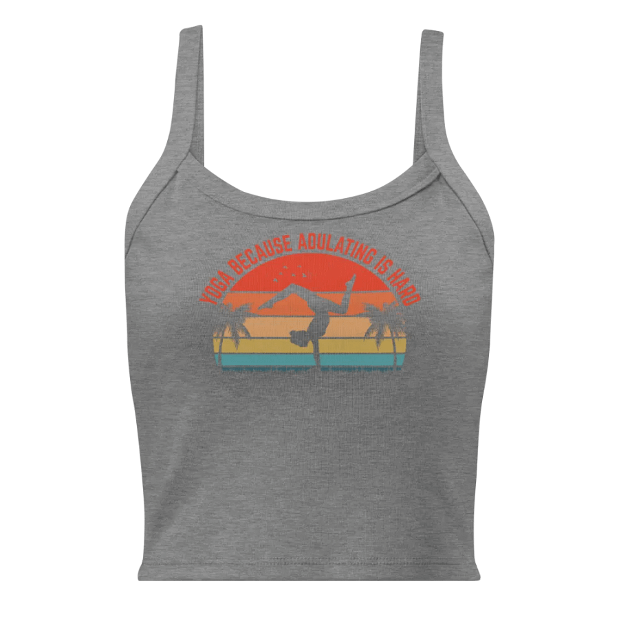 Yoga Because Adulting is Hard Tank - Bella+Canvas 1012 product image (1)