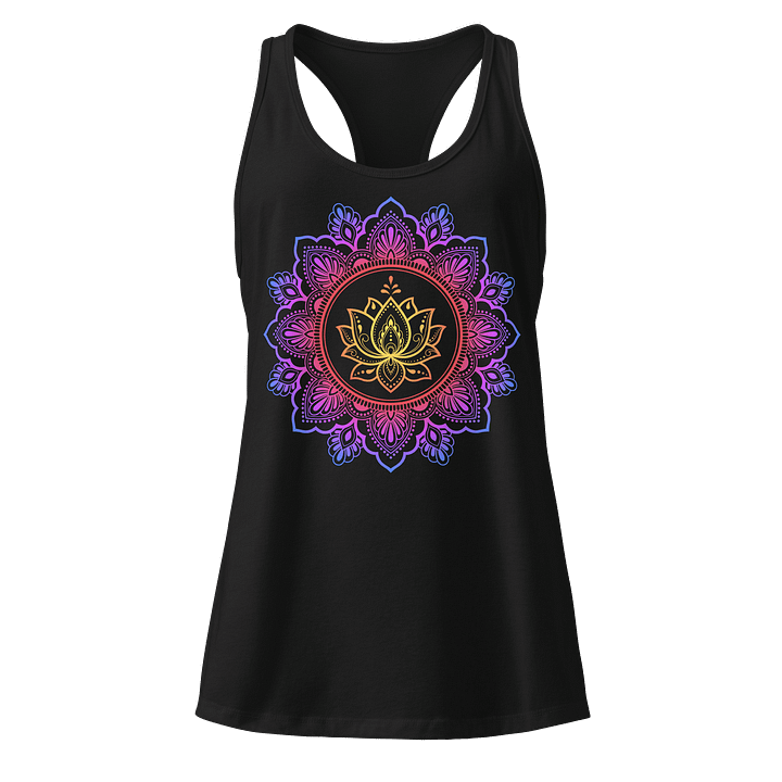 Mandala with Lotus - Tank product image (2)