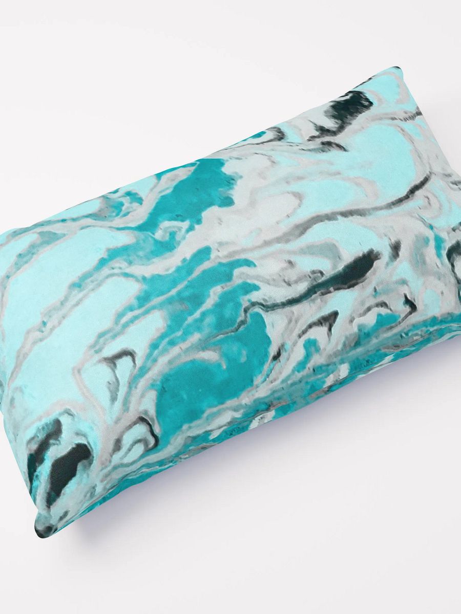 Fluid Turquoise Art Pillow product image (12)