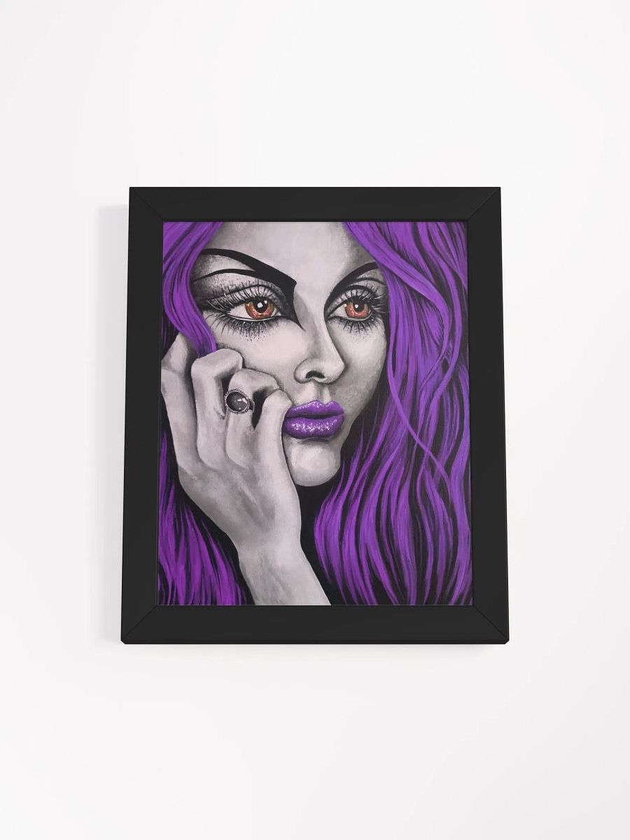 Eden 2024 in purple framed print product image (1)