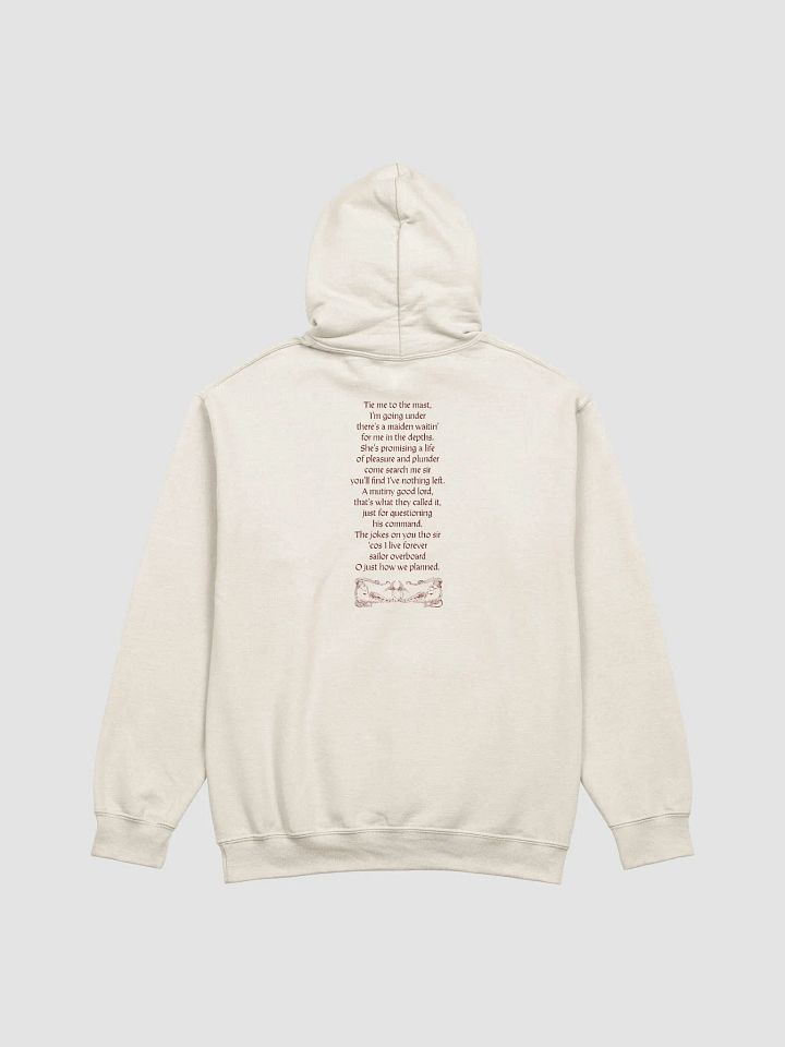 'Syrena' Official Merch Hoodie (verse lyrics version) (light colours) product image (2)