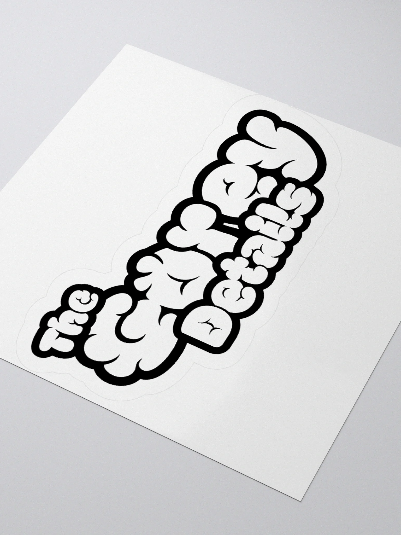 Gorey Details B+W - Kiss Cut Stickers product image (8)