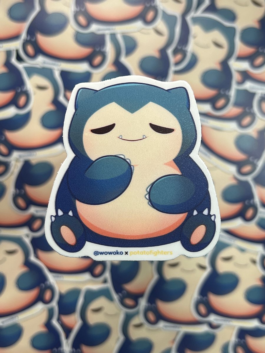WoWoKo x Potato Fighters - Snorlax - Sticker product image (1)