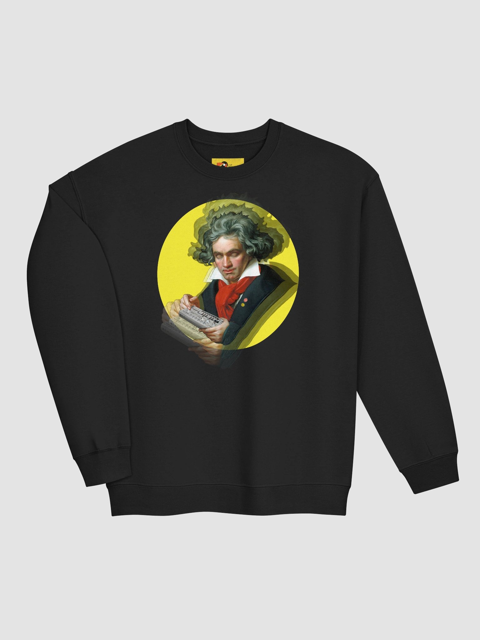Roland van Beethoven by Frank Fonik (TB 303), Techno EDM Classic Crewneck Sweatshirt product image (15)