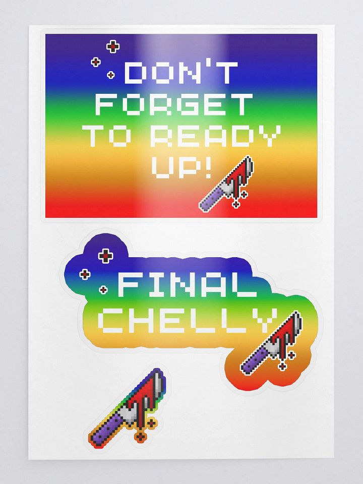 Dont Forget To Ready Up! Sticker Pack product image (1)