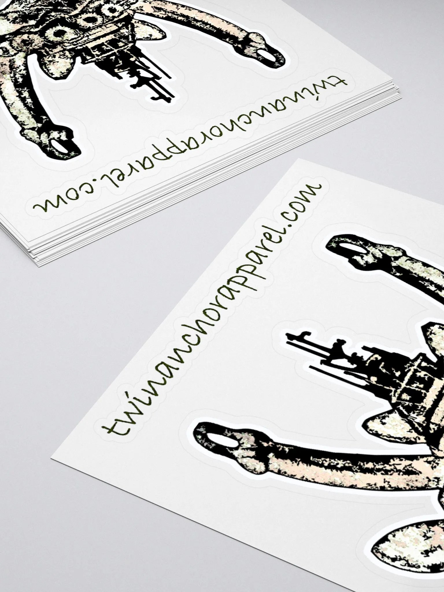 Twin Anchor Logo Kiss Cut Stickers product image (16)