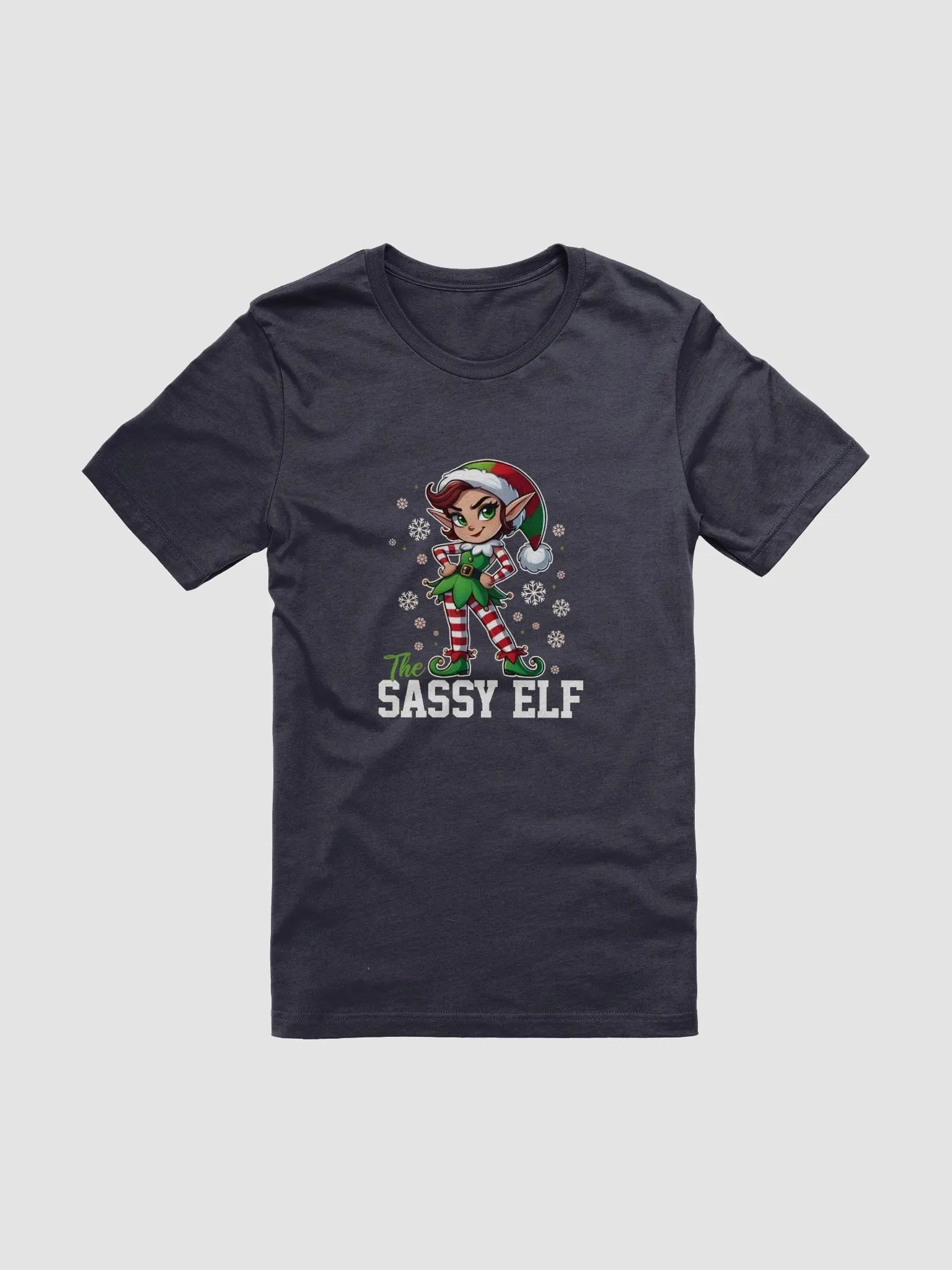 Sassy Elf Cartoon T-Shirt product image (53)