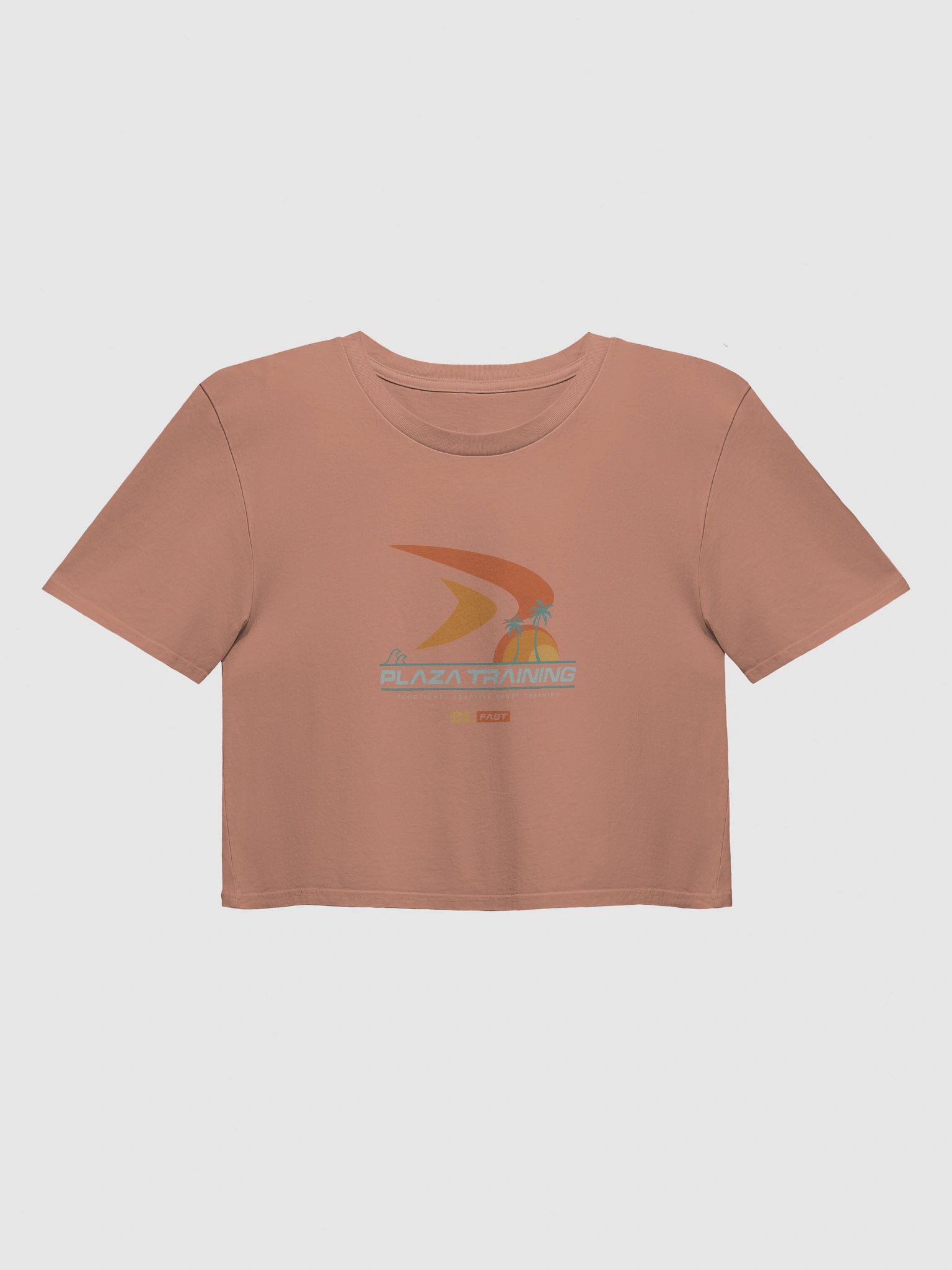 Plaza Training Crop Tee – Summer Drop product image (2)