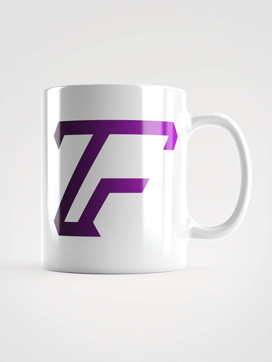 White Glossy TF Logo Mug (3 Sizes) product image (1)