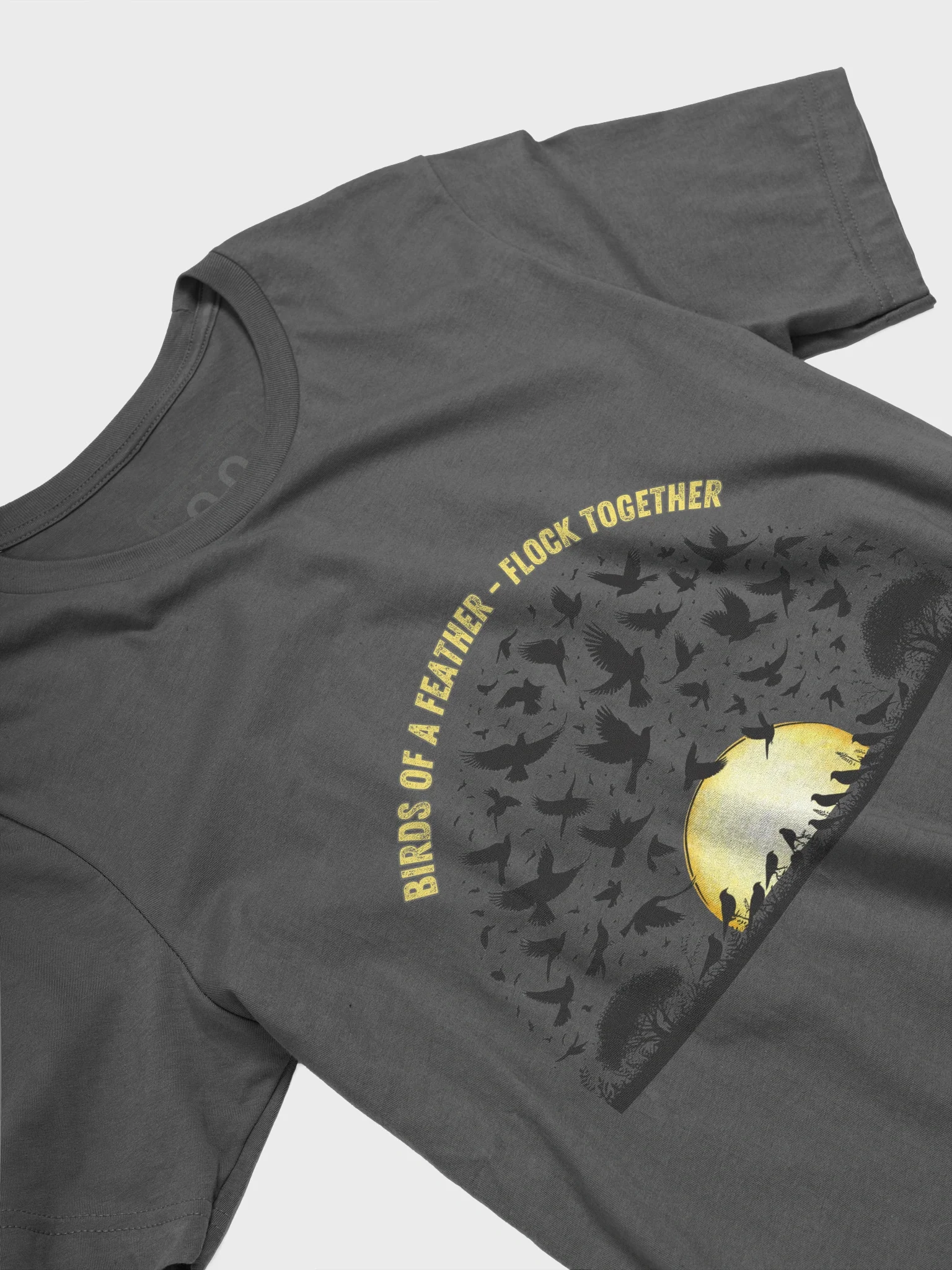 Birds of a Feather Graphic T-Shirt - Dark Feather product image (3)