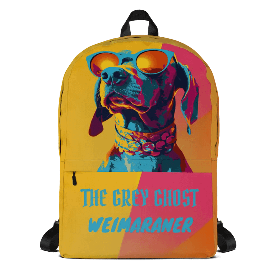 The Grey Ghost Weimaraner All-Over Print Backpack product image (4)