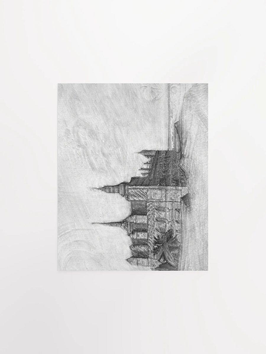Kronborg castle - Pencil sketch - Landscape product image (4)