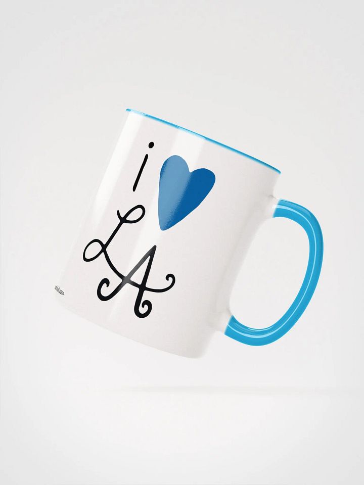i ❤️ LA Mug w Blue Handle ~ Dodger Blue product image (4)