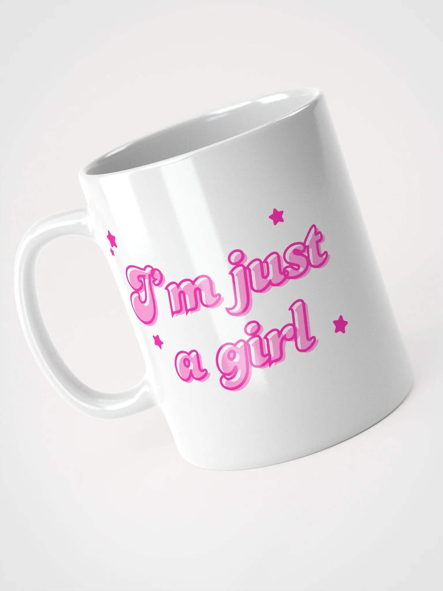 I'm Just A Girl White Mug product image (3)