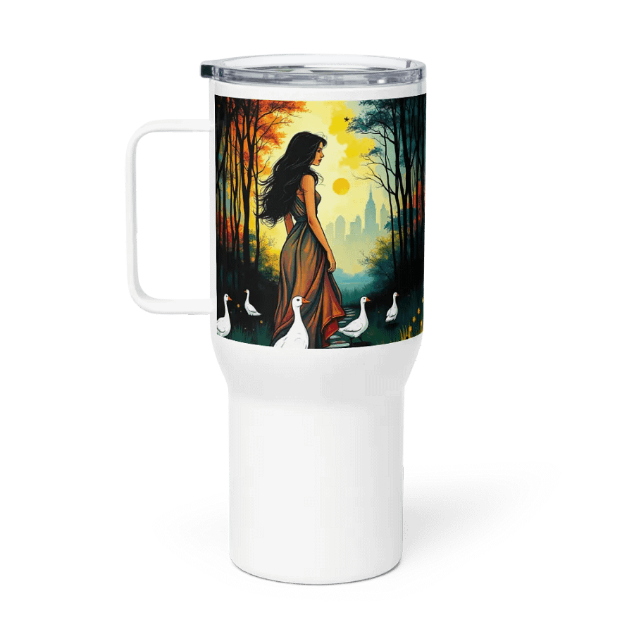 Goose Lady 4 Sunset Serenade Travel Mug product image (1)