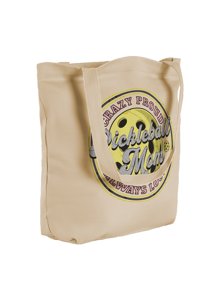 Pickleball Mom Crazy Proud Always Loud Dynamic Tote Bag product image (4)