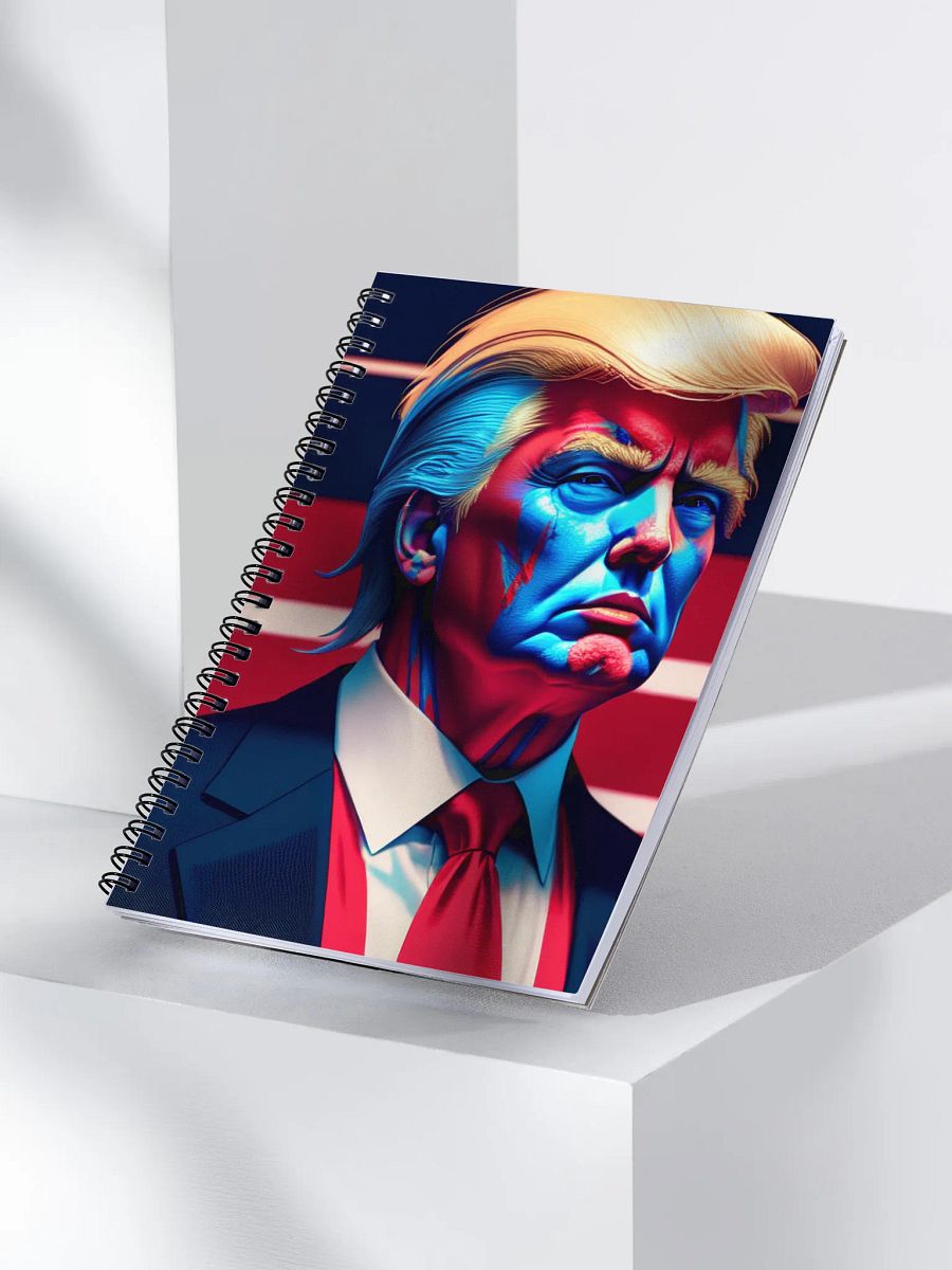 Blue and Red Spiral Notebook product image (3)