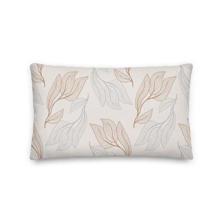 Symmetrical Leaf Harmony Pillow product image (1)
