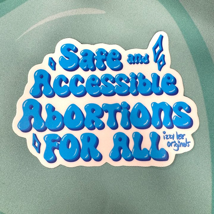 Safe and Accessible Sticker - Blue product image (1)