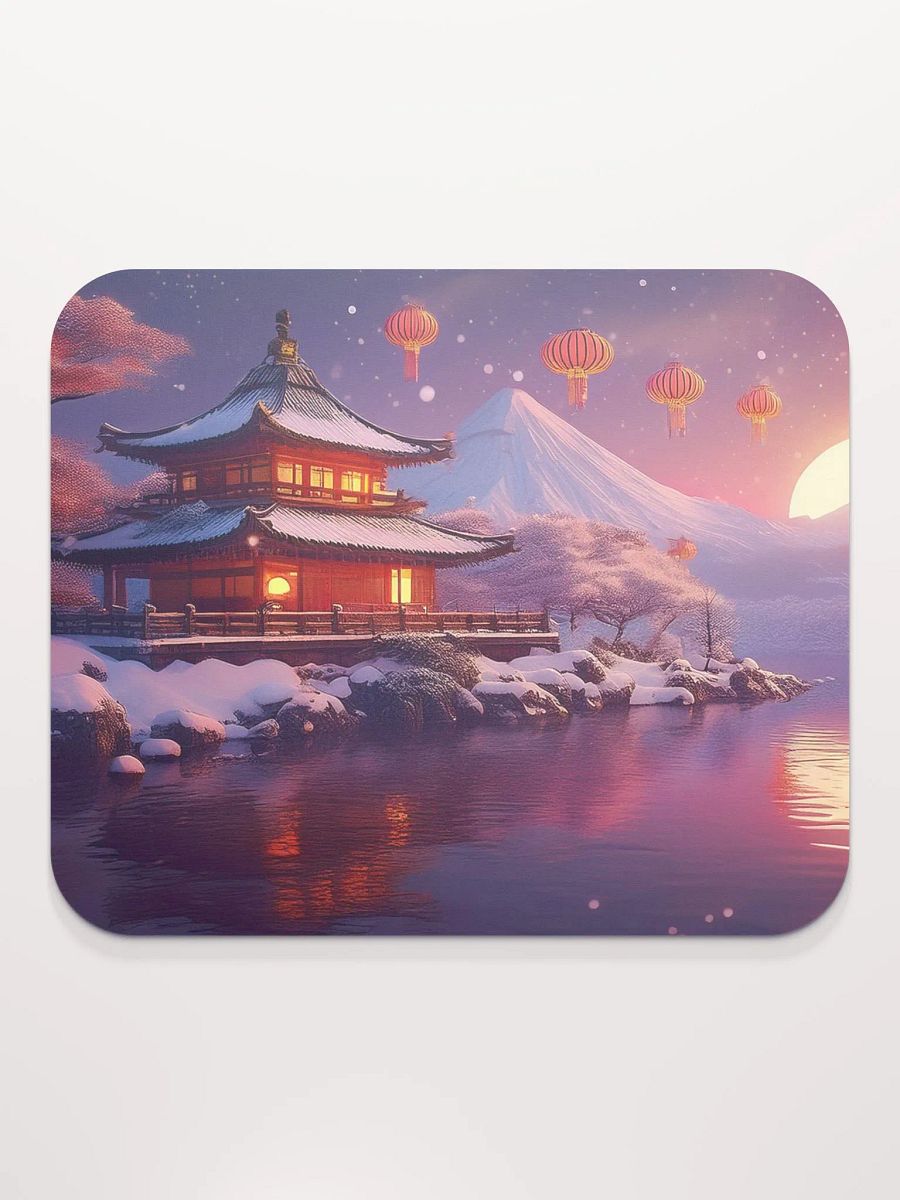 Winter Lanterns Small Mouse Pad (7 x 9) product image (4)