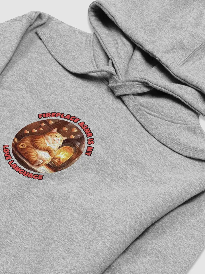 Cozy Cat - Fireplace ASMR is my Love Language | Hoodie product image (2)