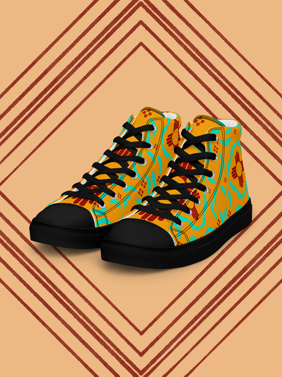 Zia Turquoise Feather High Tops product image (8)