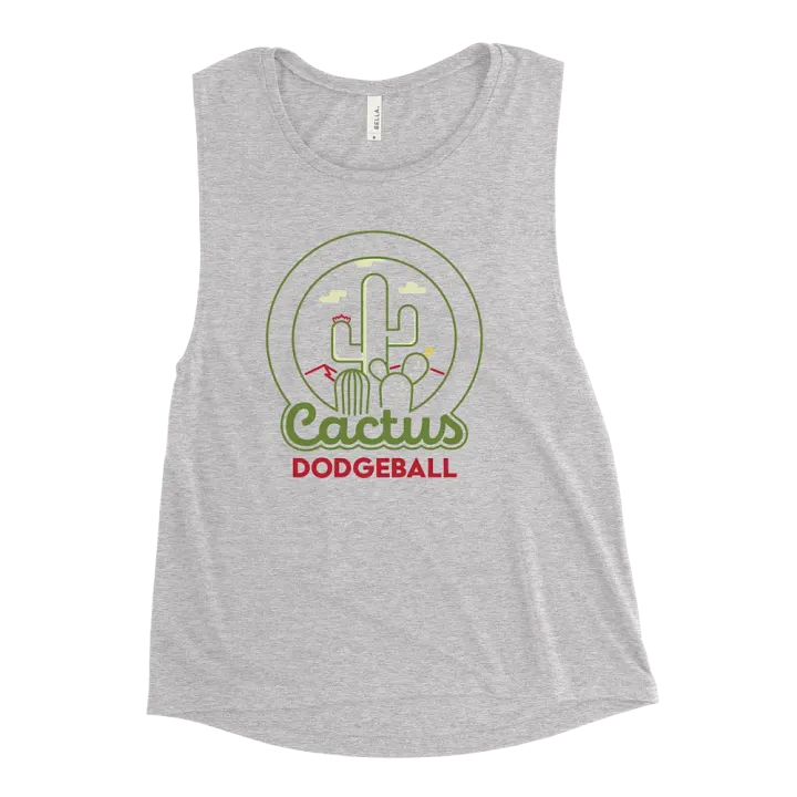 Cactus Dodgeball Women's Muscle Tank product image (19)