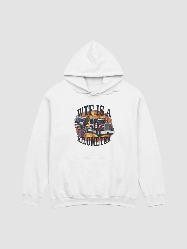 "WTF Is A Kilometer Hoodie – Funny Metric System Graphic Hoodie " product image (1)