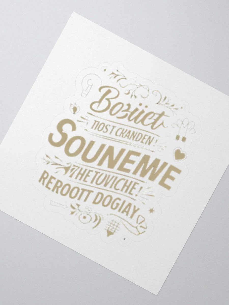 Whimsical Language Art Stickers product image (2)