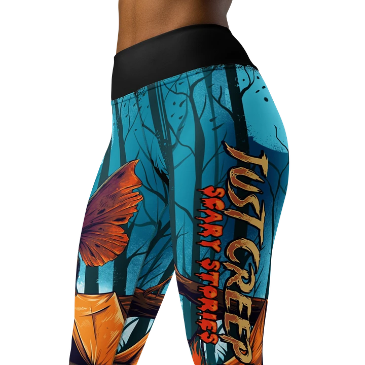 Eerie MothMan Forest Yoga Leggings product image (1)