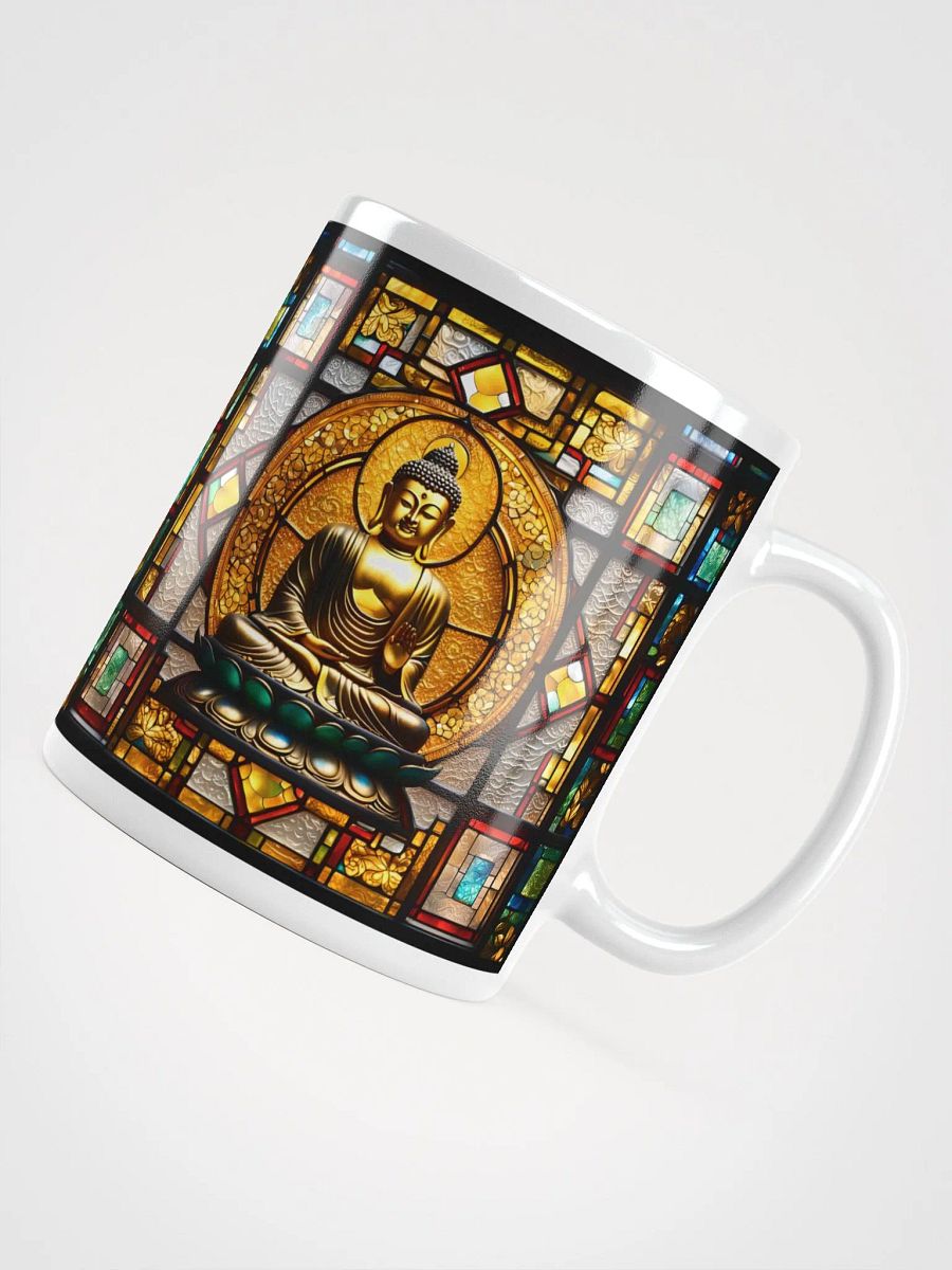 #007 Golden Buddha Stained Glass Mug product image (12)