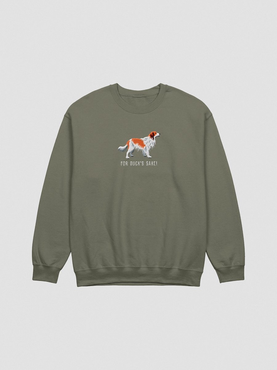 For Duck' Sake Sweatshirt (Embroidered) of a Kooikerhondje product image (13)