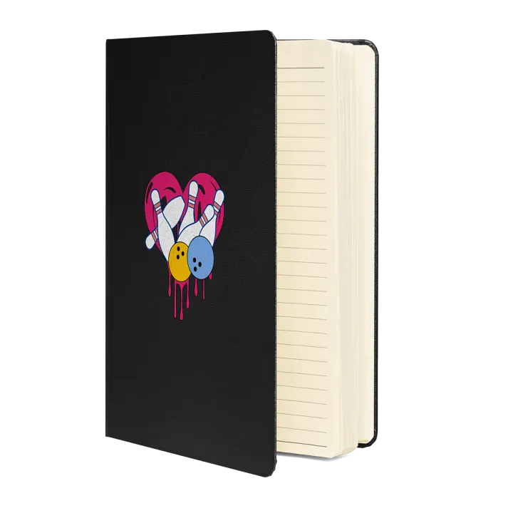 Heart Bowling Strike of Creativity Hardcover Notebook product image (2)
