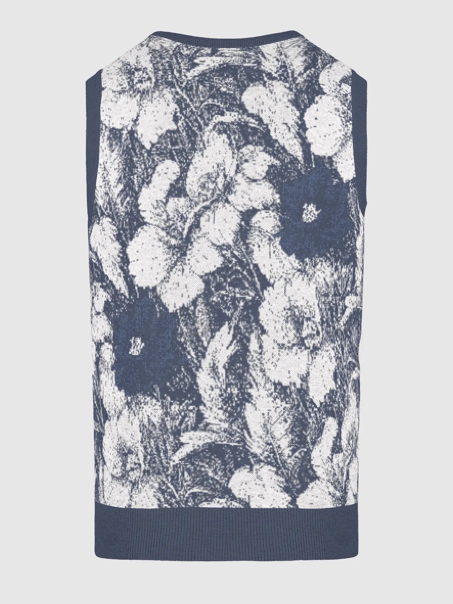 Floral Bliss II Knitted V-Neck Vest product image (6)