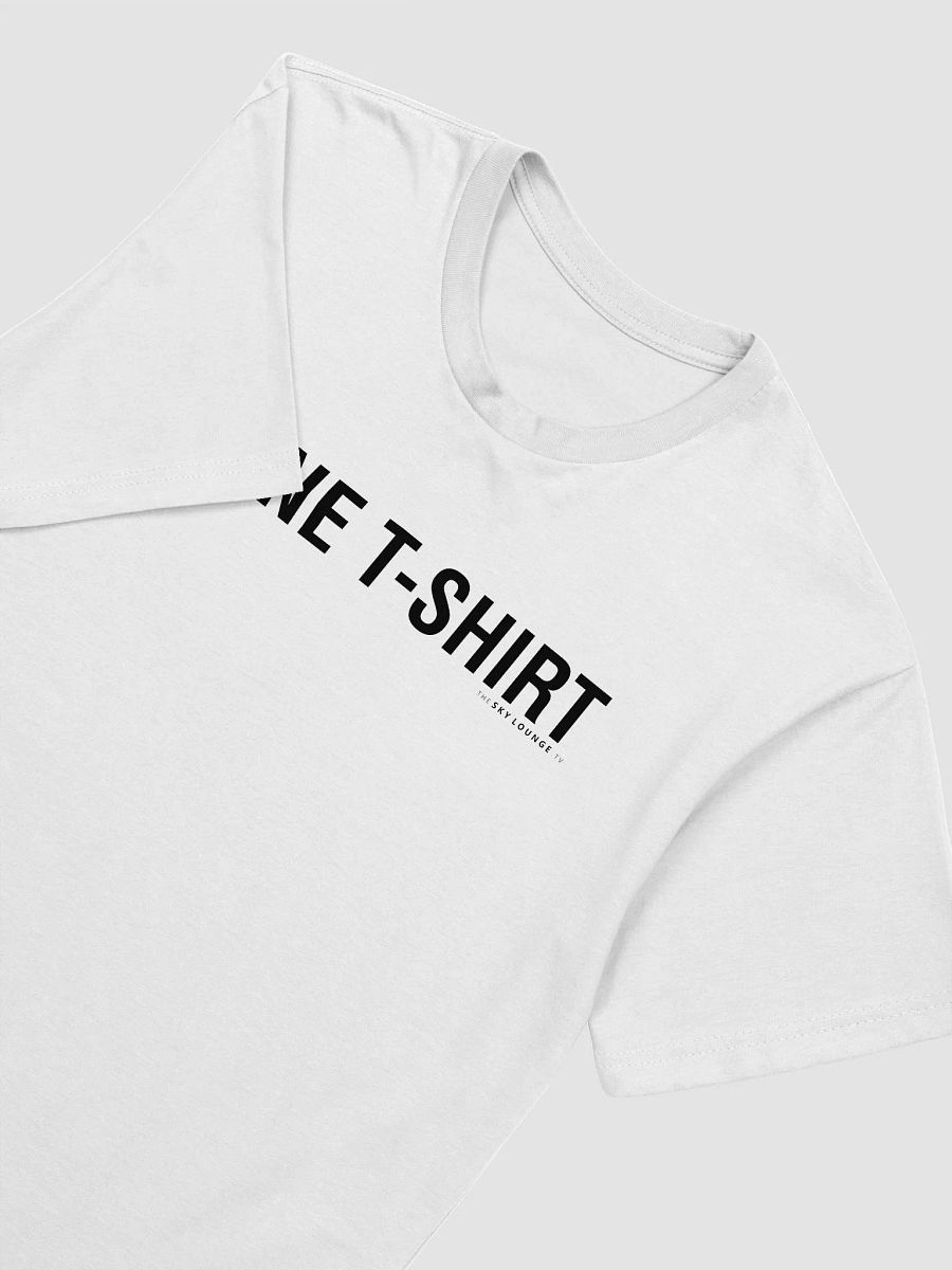 PLANE WHITE T-SHIRT (dark text) product image (2)