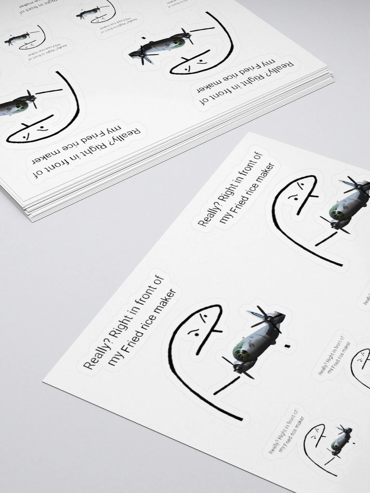 Fried rice maker sticker Set product image (16)