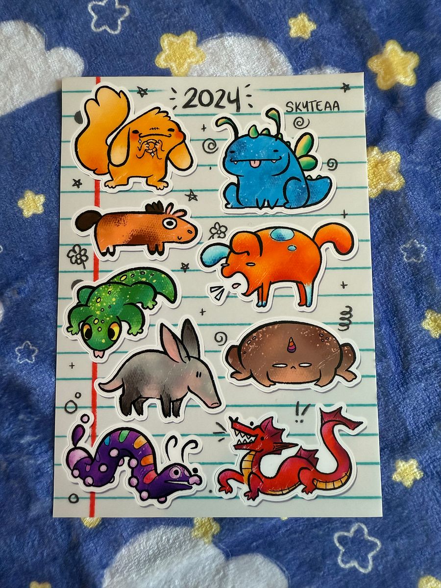 Derp Doodle Sticker Sheet (2024) product image (2)