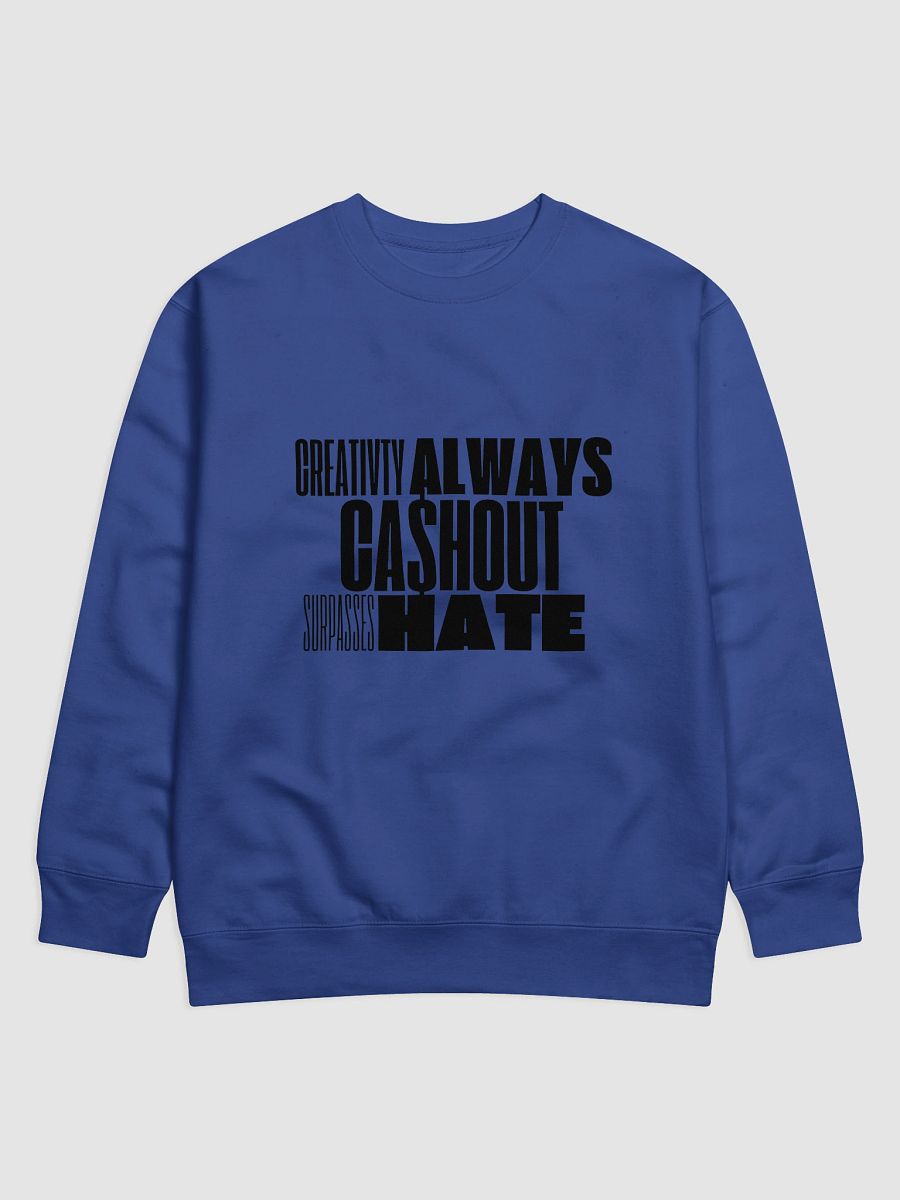 CASHOUT Signature Sweatshirt (Black Letters) product image (1)