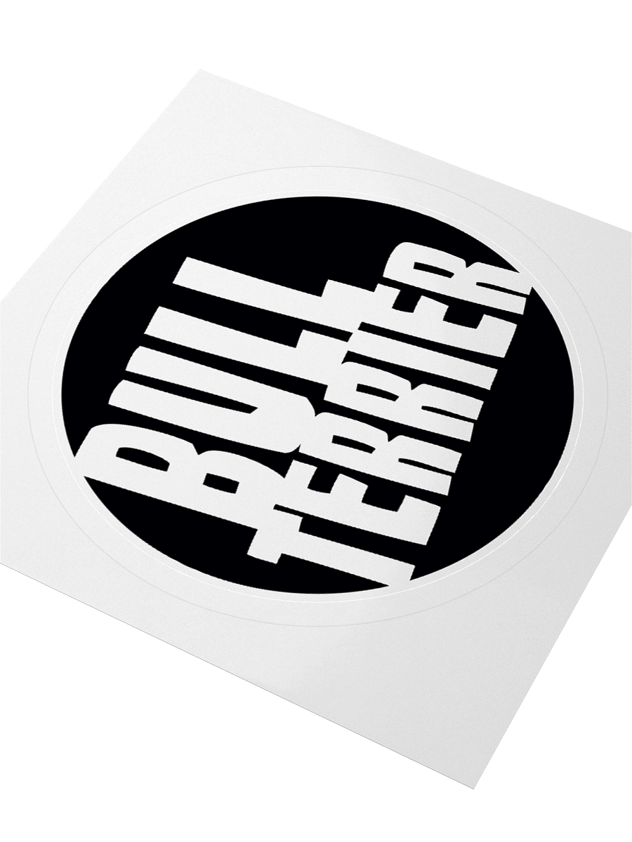 Bull Terrier In Circle Sticker product image (3)
