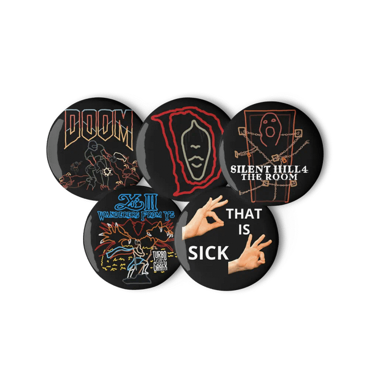 THAT IS SICK Pin Set product image (1)