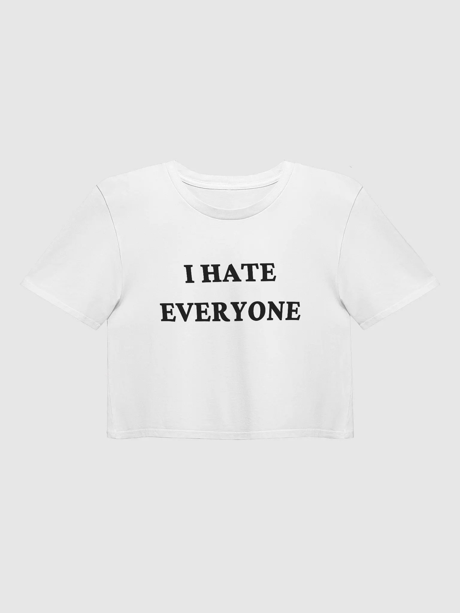 I HATE EVERYONE Crop Top product image (1)