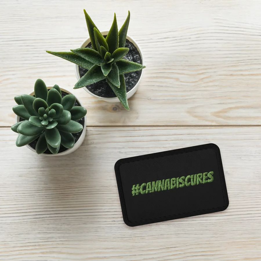 Green #CANNABISCURES Patch product image (4)