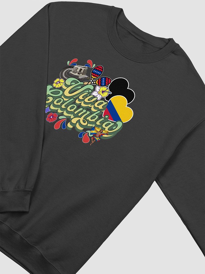 Viva Colombia Cultural Crewneck Sweatshirt product image (2)