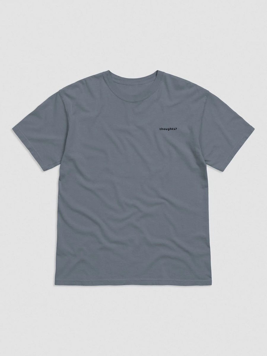 Thoughts T-Shirt Black Thread product image (1)
