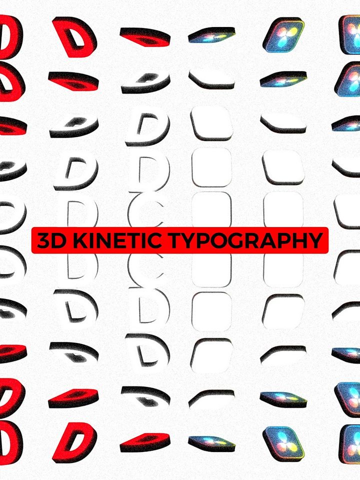 3D Kinetic Typography Project Files product image (1)