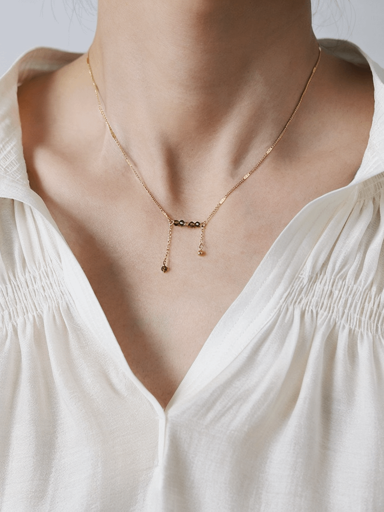Wind Tassel Necklace | 18K Gold Plated. product image (2)